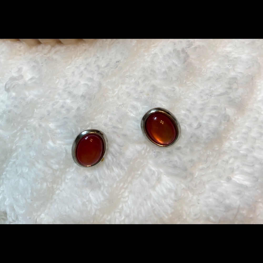 Oval earrings
